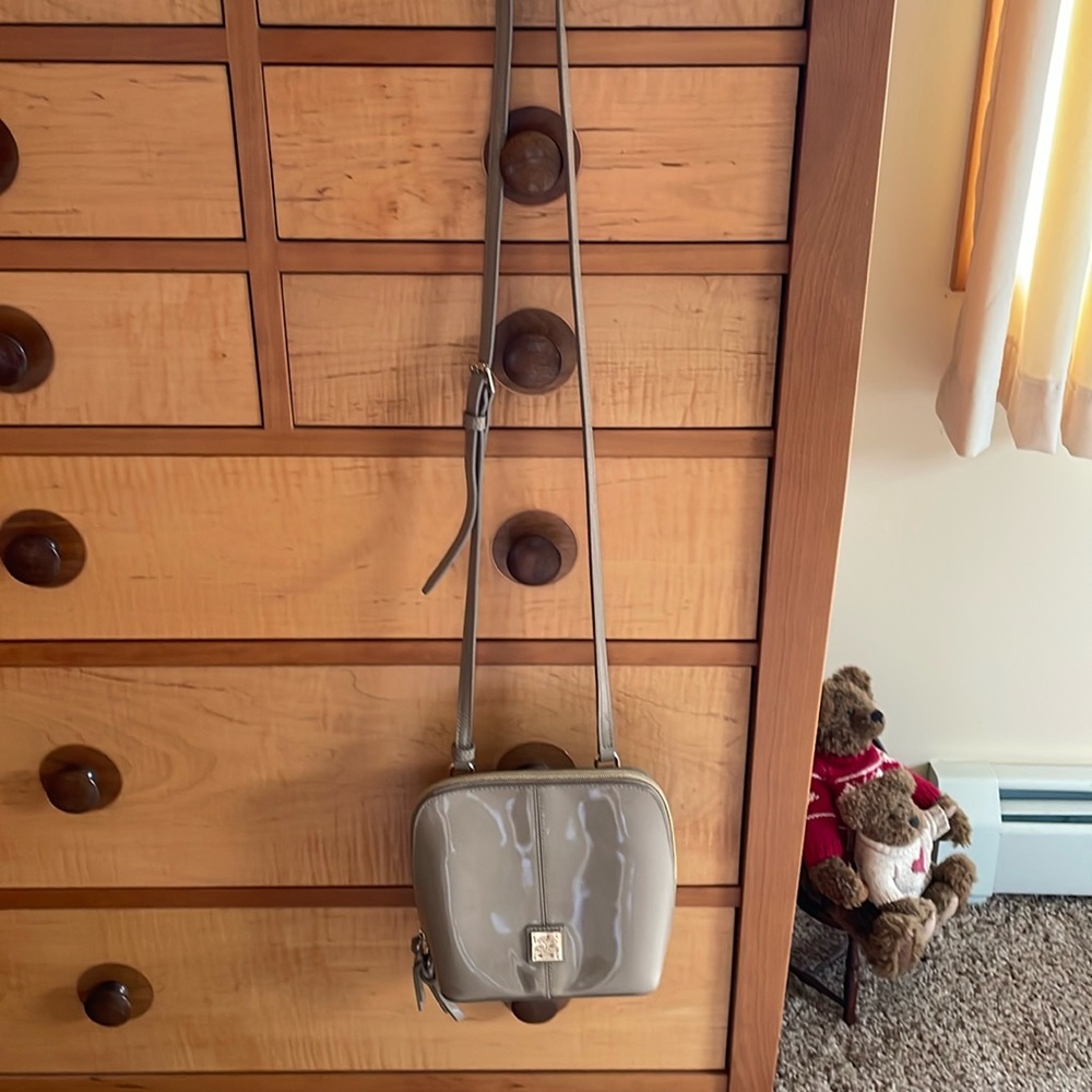 Dooney and Bourke patent leather crossbody bag